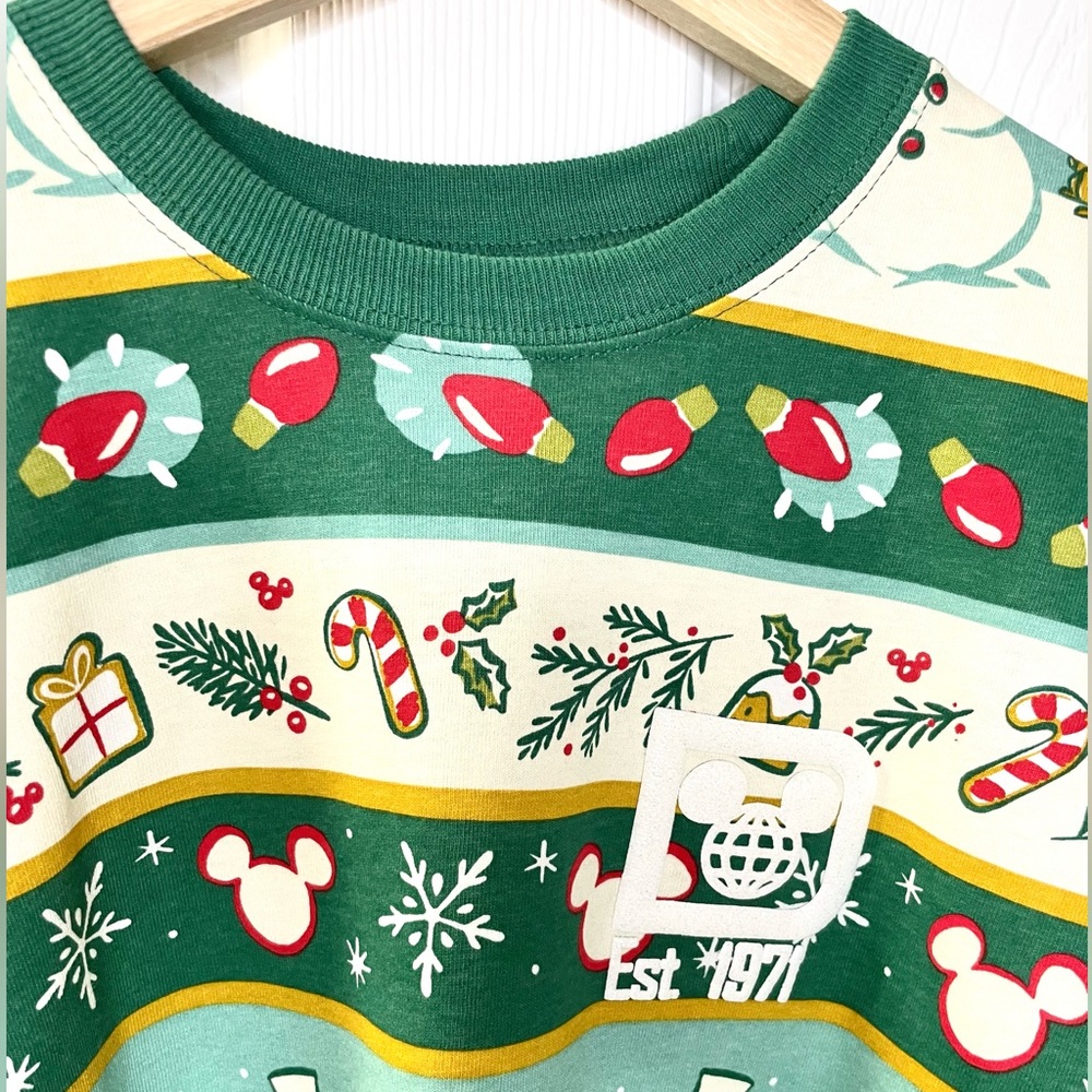 NEW Walt Disney World Christmas Holiday Spirit Jersey Shirt - Picture 4 of 5